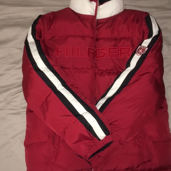 Men’s Tommy Hilfiger reversible puffed coat SIZE L - Picture 1 of 7